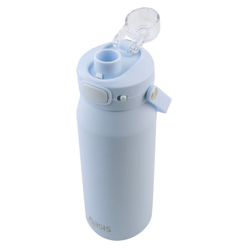 Oasis Ceramic S/S Triple Wall Capri Quick Release Drink Bottle Cap Only - Alabaster